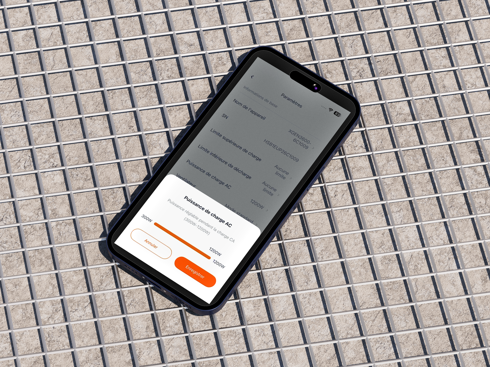 Application mobile X-GEN sur smartphone